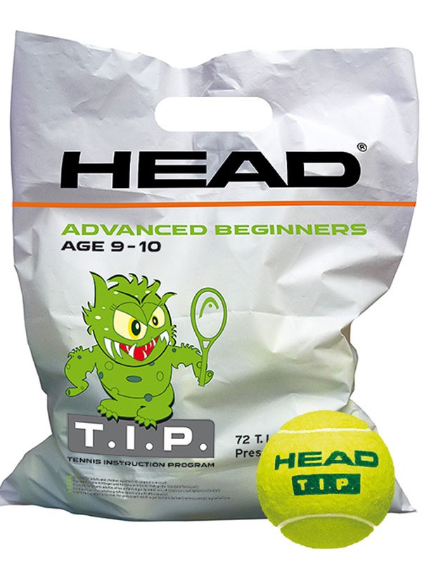 Tenis Žogice HEAD T.I.P. 3 - zelene 72 žog