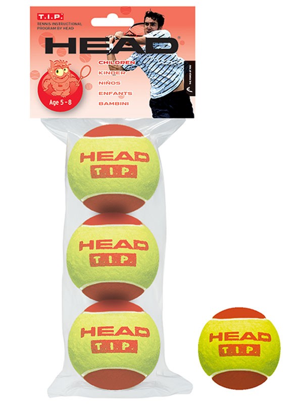Tenis Žogice HEAD T.I.P. 1 - rdeča
