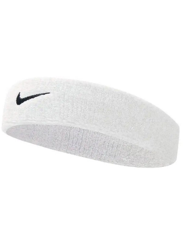 Nike Swoosh Tennis Headband trak za glavo bel