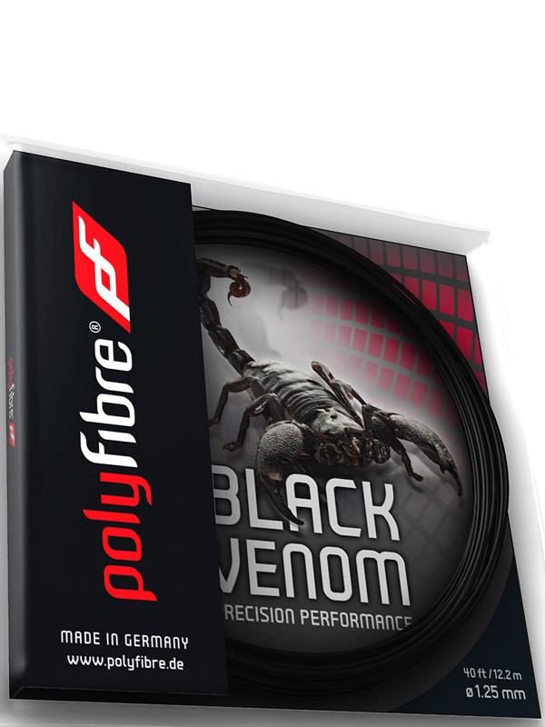 Tenis struna Polyfibre  Black Venom - set