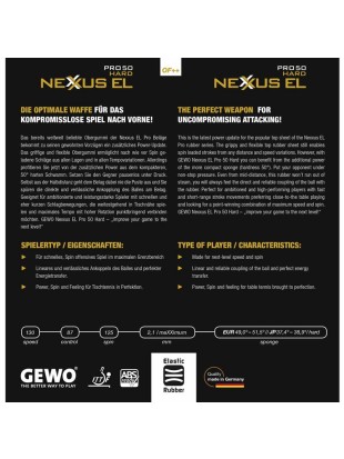 Guma GEWO Nexxus EL Pro 50 HARD