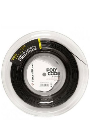 Tenis struna Tecnifibre Polycode črna - kolut