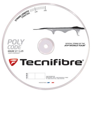 Tenis struna Tecnifibre Polycode črna - kolut