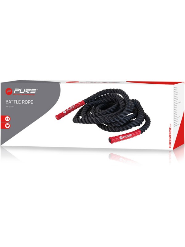 Pure2Improve vadbena vrv - Battle rope 9m/38mm