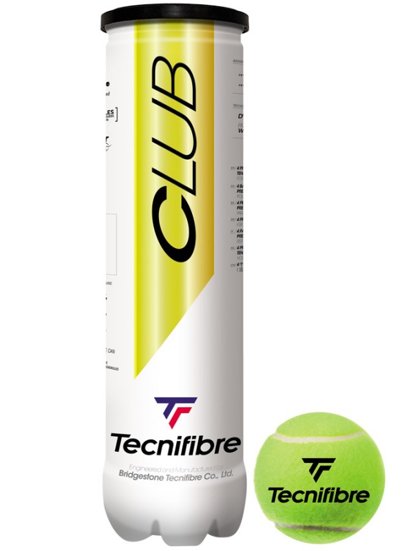 Tenis žogice Tecnifibre Club 4 žoge