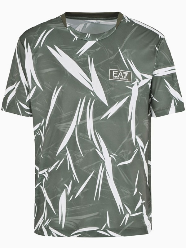 EA7 majica tennis pro tee SS Graphic PL Fancy Green