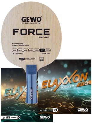 Kompletni lopar GEWO: Force ARC OFF + Elaxxon eFT