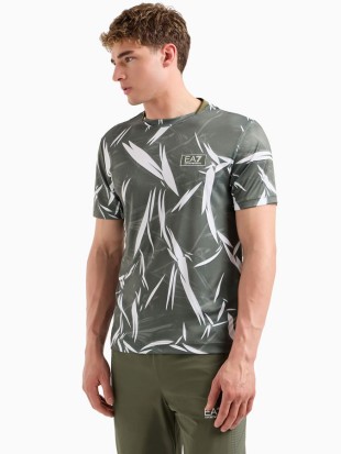 EA7 majica tennis pro tee SS Graphic PL Fancy Green