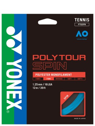 Tenis struna Yonex Poly Tour Spin - set 12m