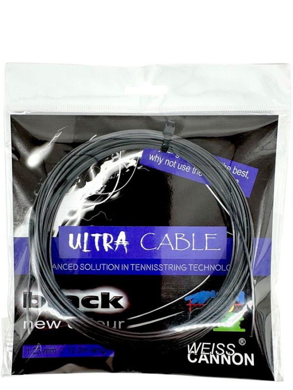 Tenis Struna Weiss Cannon Ultra Cable Black