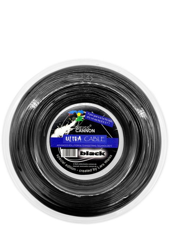 Tenis Struna Weiss Cannon Ultra Cable Black