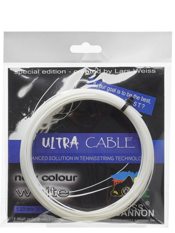 Tenis Struna Weiss Cannon Ultra Cable White